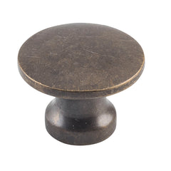 Curved Cupboard Knob Antique Brass / D16xP12mm