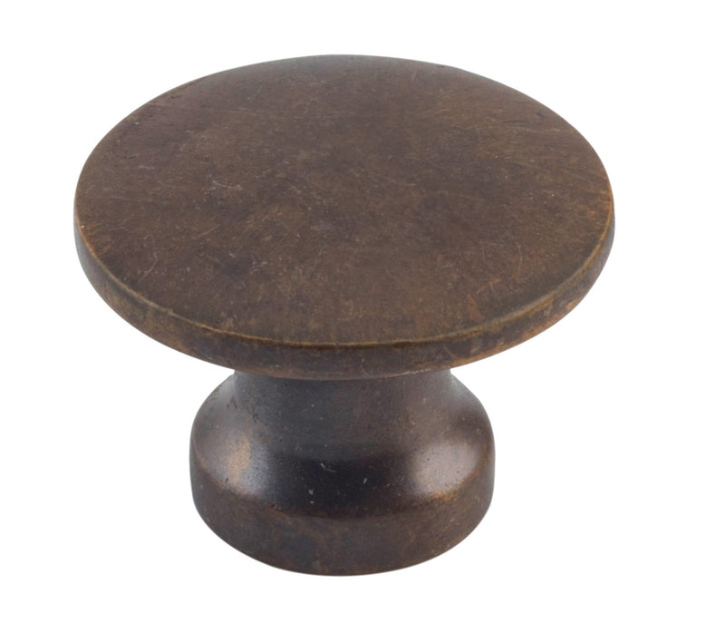 Curved Cupboard Knob Antique Brass / D16xP12mm