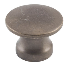 Curved Cupboard Knob Antique Brass / D19xP14mm