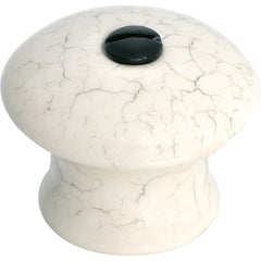 Crazed Cupboard Knob Crazed Ivory Porcelain / D38xP35mm