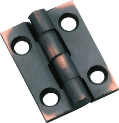 Fixed Pin Cabinet Hinge Antique Copper / H25xW22mm