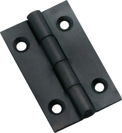 Fixed Pin Cabinet Hinge Antique Copper / H38xW22mm