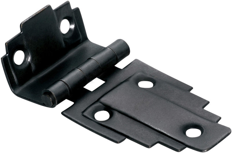 Deco Offset Hinge Antique Copper