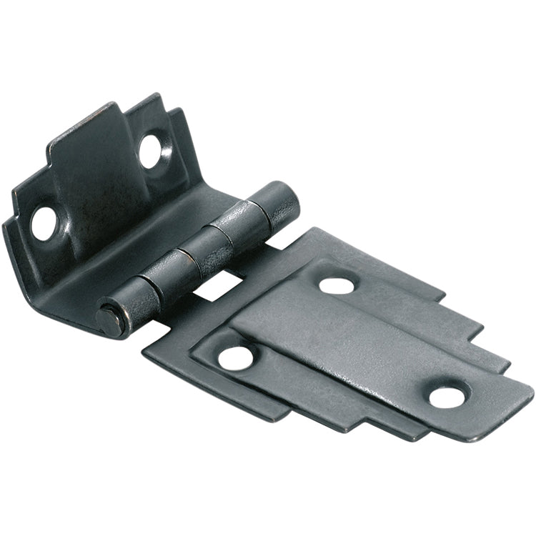 Deco Offset Hinge Antique Copper