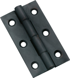 Fixed Pin Cabinet Hinge Antique Copper / H50xW28mm