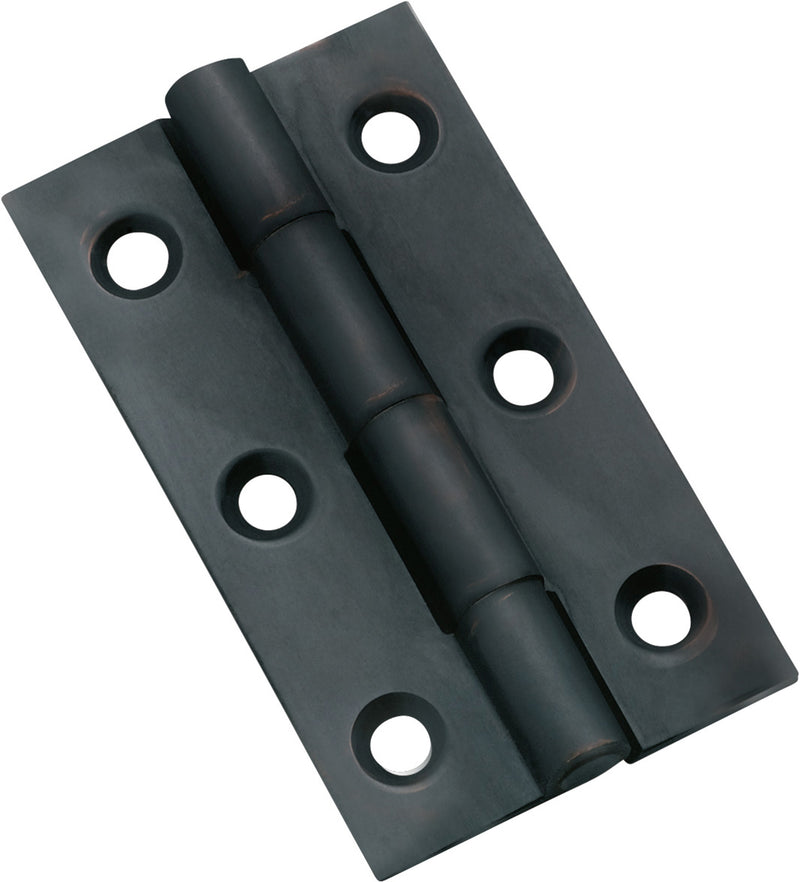 Fixed Pin Cabinet Hinge Antique Copper / H50xW28mm
