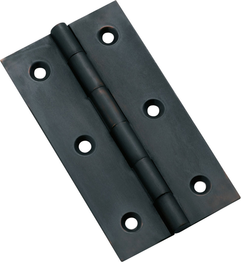 Fixed Pin Cabinet Hinge Antique Copper / H76xW41mm
