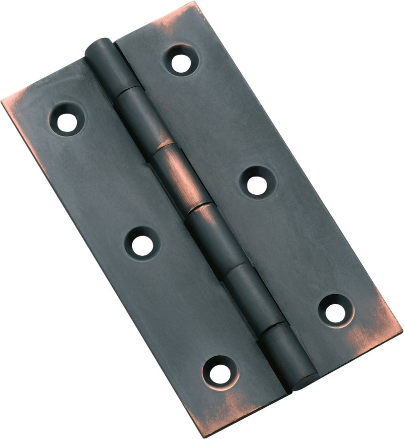 Fixed Pin Cabinet Hinge Antique Copper / H76xW41mm