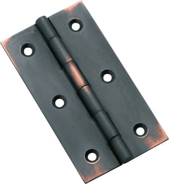 Fixed Pin Cabinet Hinge Antique Copper / H76xW41mm