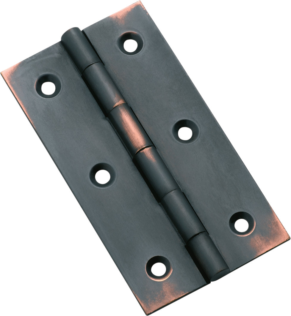 Fixed Pin Cabinet Hinge Antique Copper / H76xW41mm