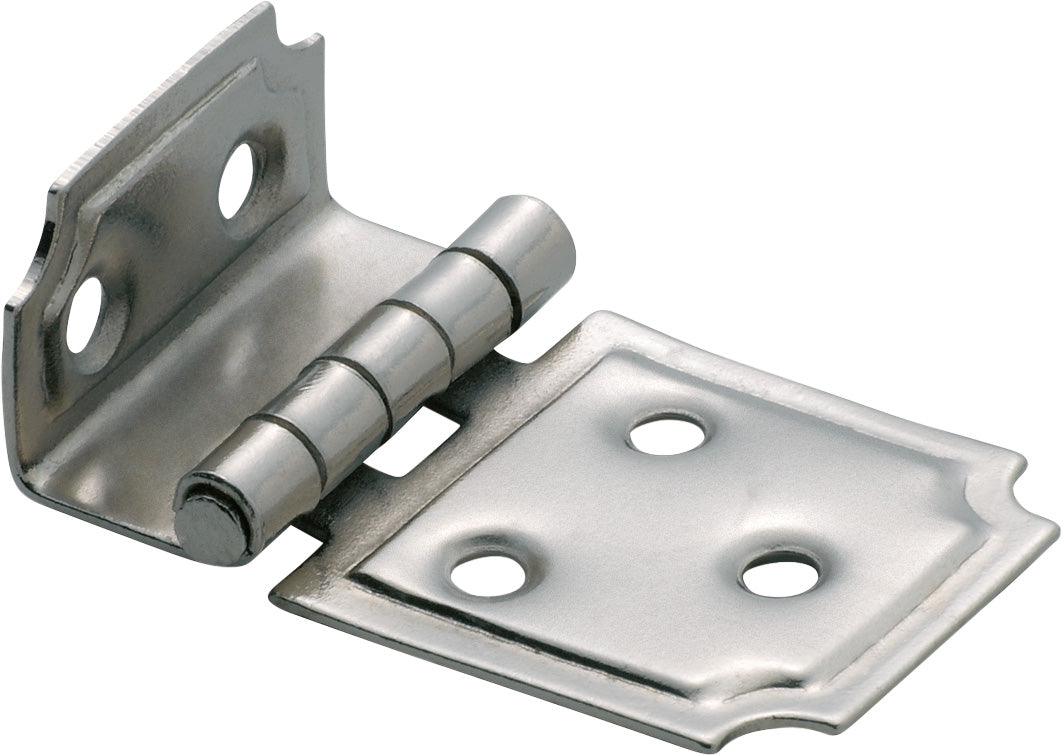 Square Offset Hinge Satin Nickel
