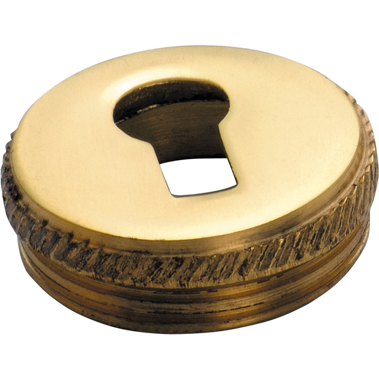 Cupboard Escutcheon Polished Brass