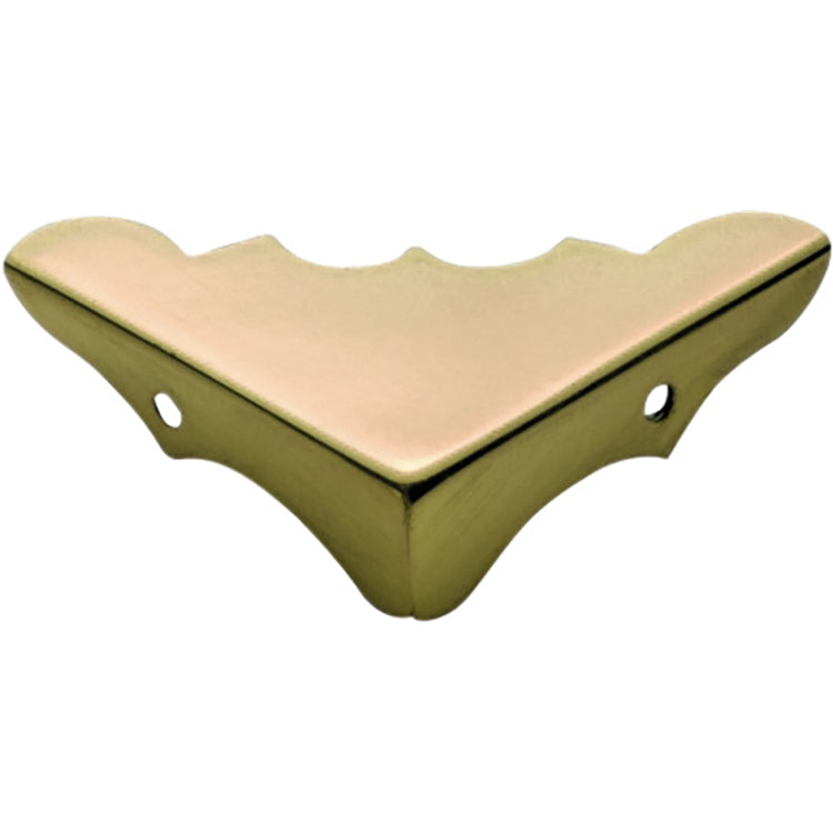 Trunk Box Corner Polished Brass / H15xW45mm