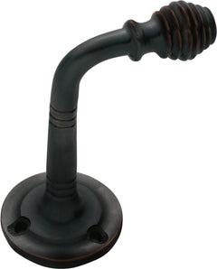 Reeded Curtain Tie Back Hooks Antique Copper