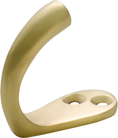 Single Robe Hooks Polished Brass
