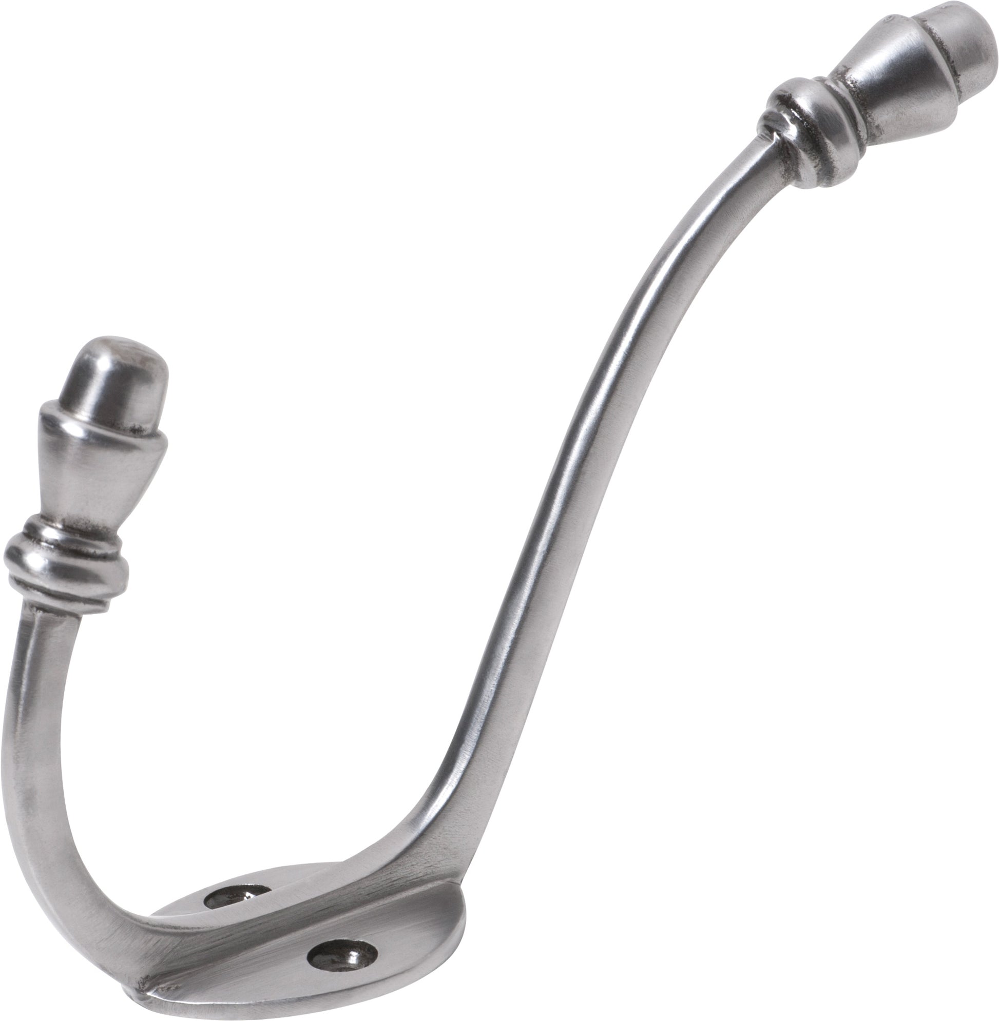 Hat & Coat Hooks-Acorn Polished Metal