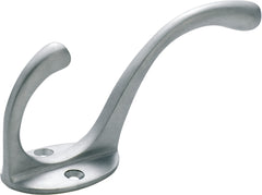 Victorian Hat & Coat Hooks Satin Chrome