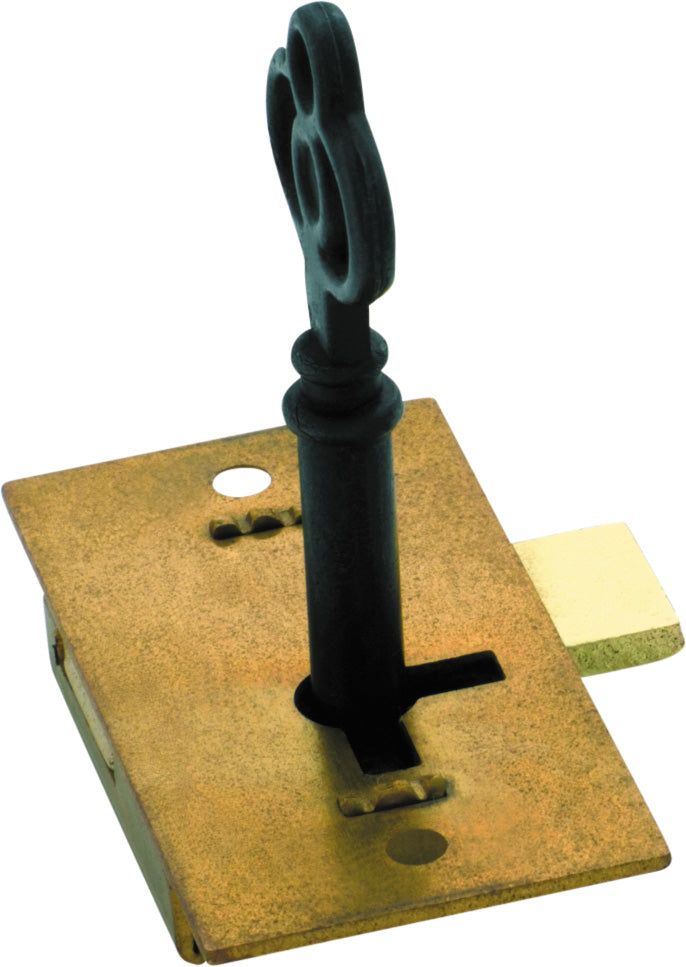 Cupboard Lock Brass / H51xW26mm