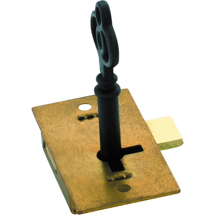 Cupboard Lock Brass / H51xW26mm