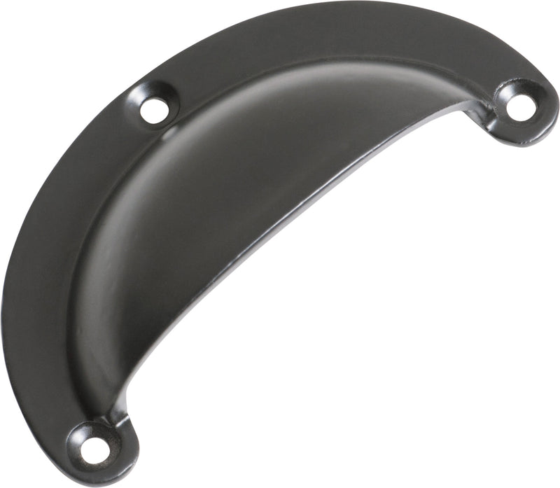 Classic Drawer Pull Matt Black / Large