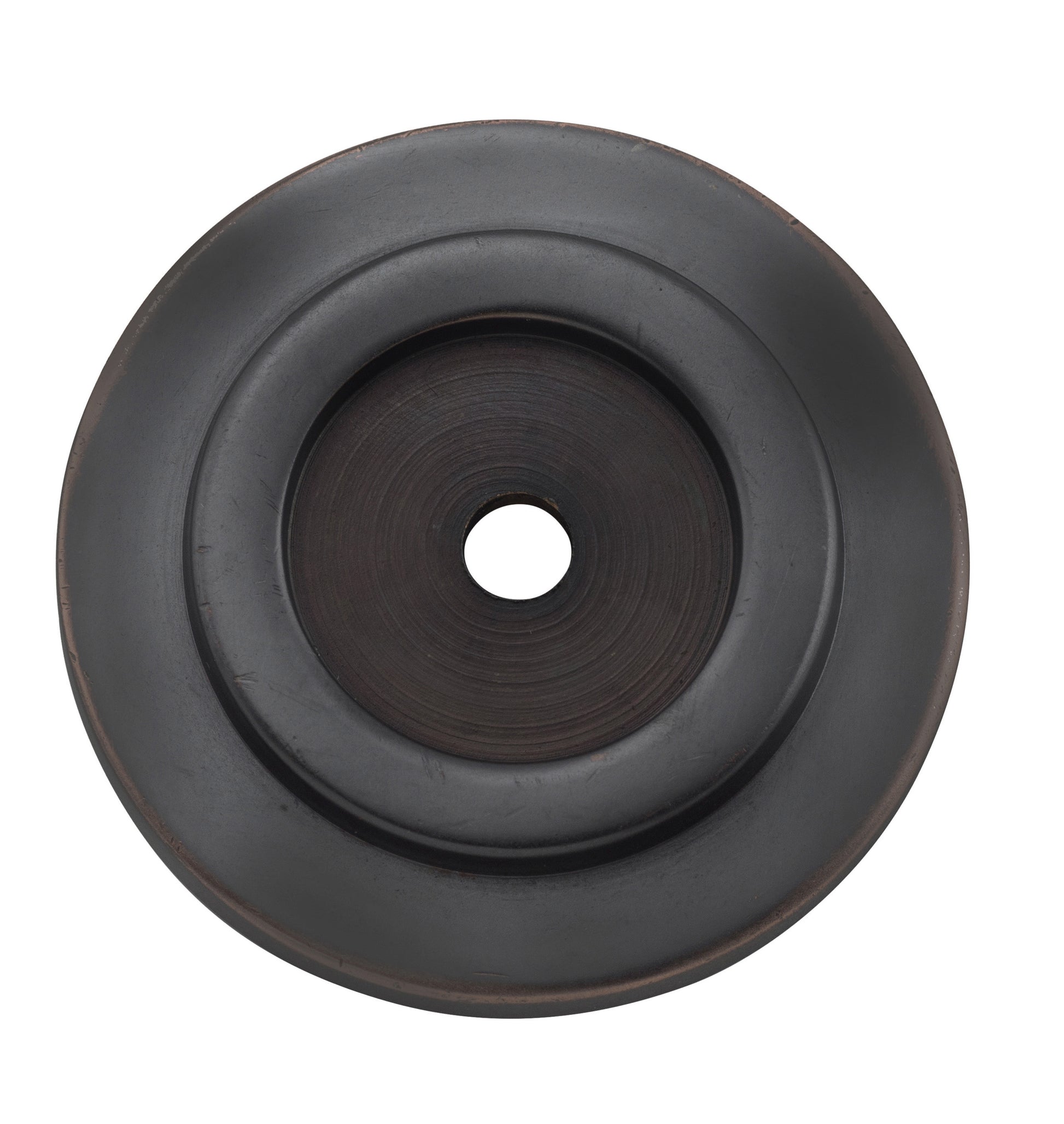 Cupboard Knob Backplate Antique Copper / D25mm