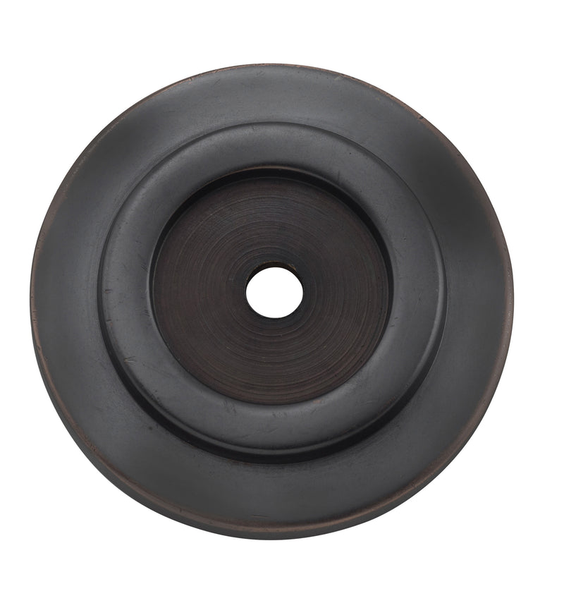 Cupboard Knob Backplate Antique Copper / D25mm