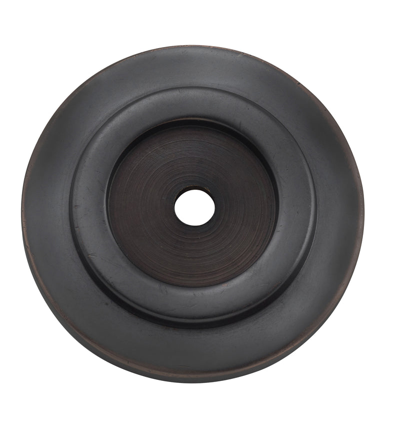 Cupboard Knob Backplate Antique Copper / D38mm