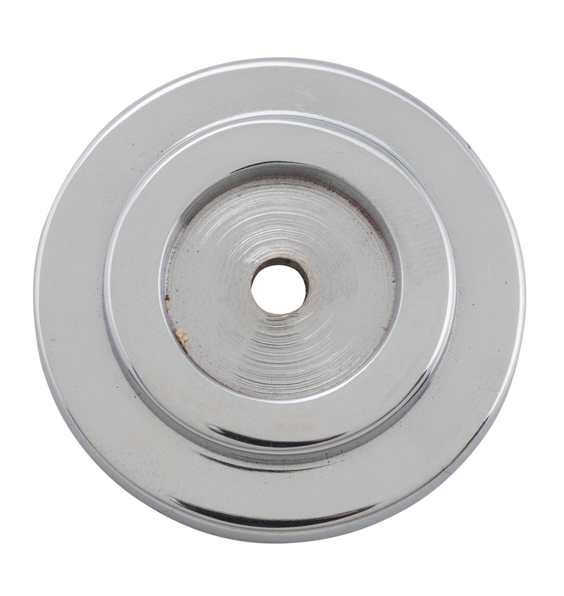 Cupboard Knob Backplate Chrome Plated / D32mm