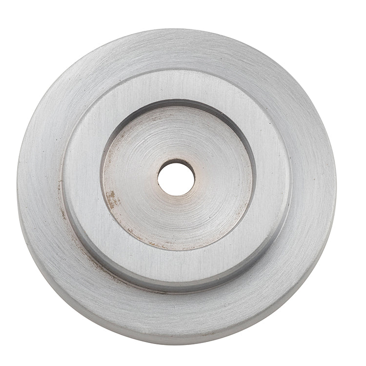 Cupboard Knob Backplate Satin Chrome / D25mm