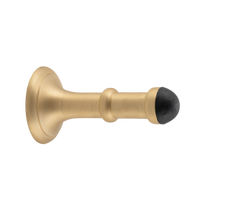 Small Concealed Fix Door Stop Satin Brass