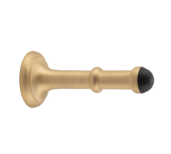Large Concealed Fix Door Stop Satin Brass