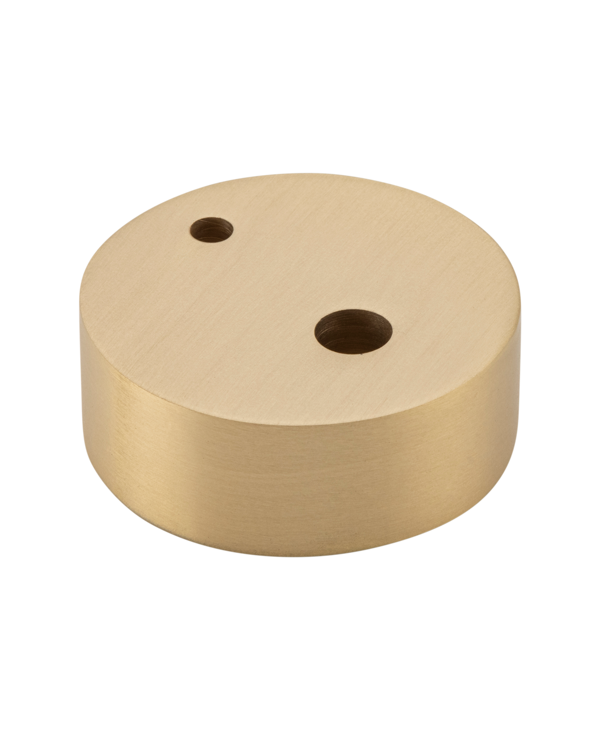 Oval Door Stop Spacer Satin Brass