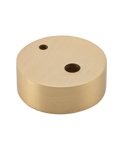Oval Door Stop Spacer Satin Brass