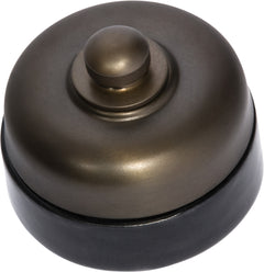 Porcelain Base Fan Controller Antique Brass