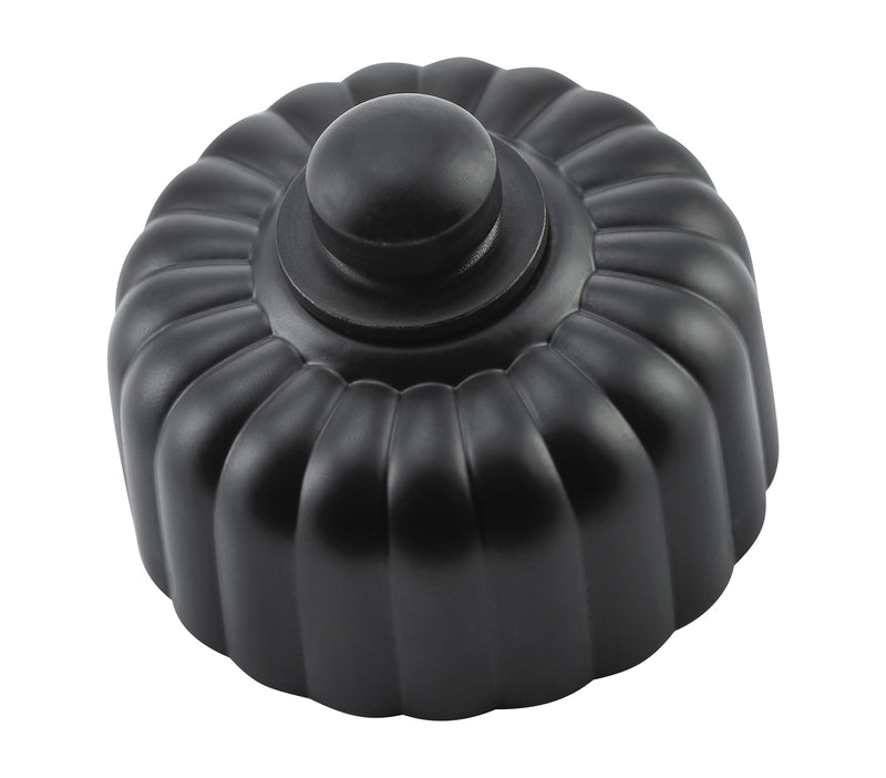 Fluted Fan Controller Matt Black