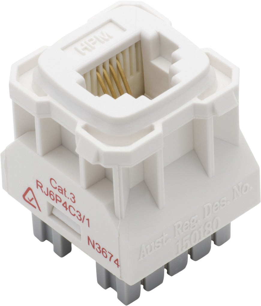 Phone Socket Mechanism White White