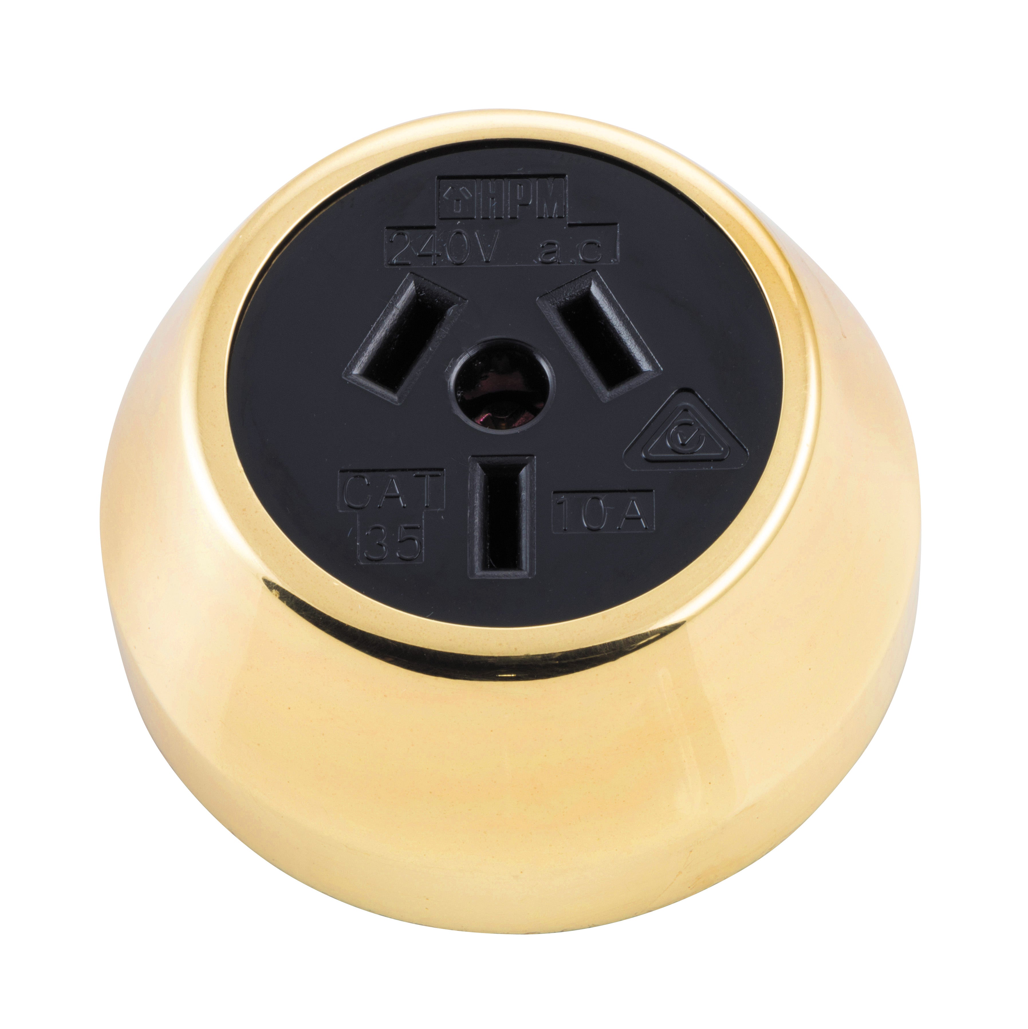 Federation Sockets Polished Brass