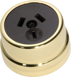 Traditional Sockets Polished Brass
