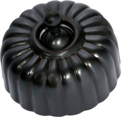 Fluted Light Switches Antique Copper