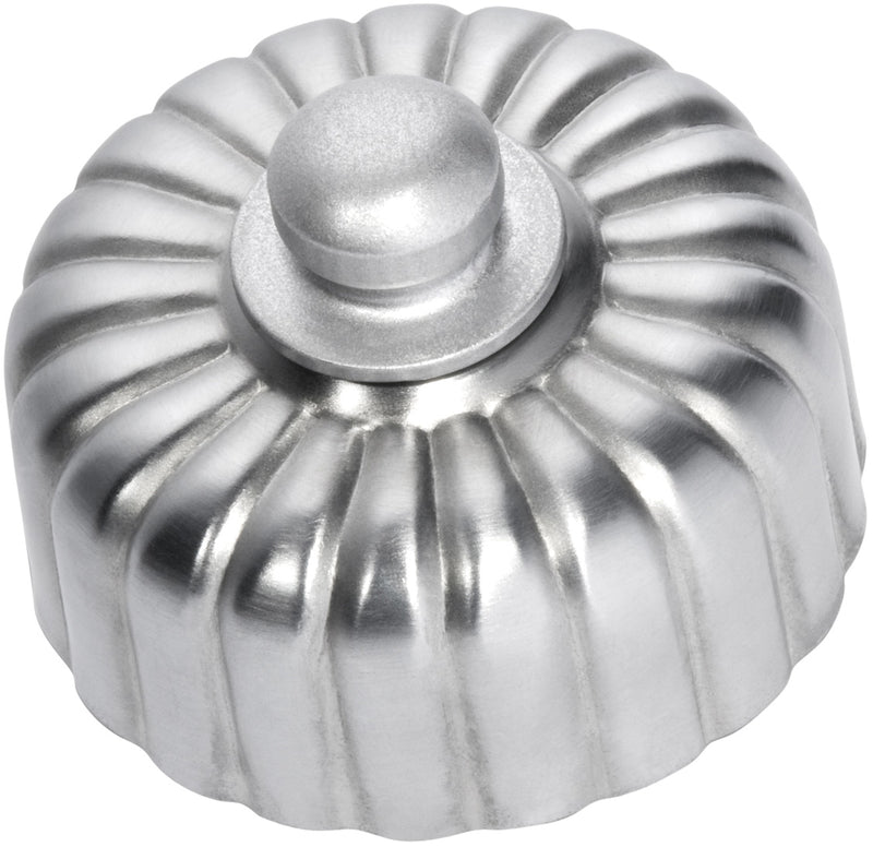 Fluted Dimmer Satin Chrome