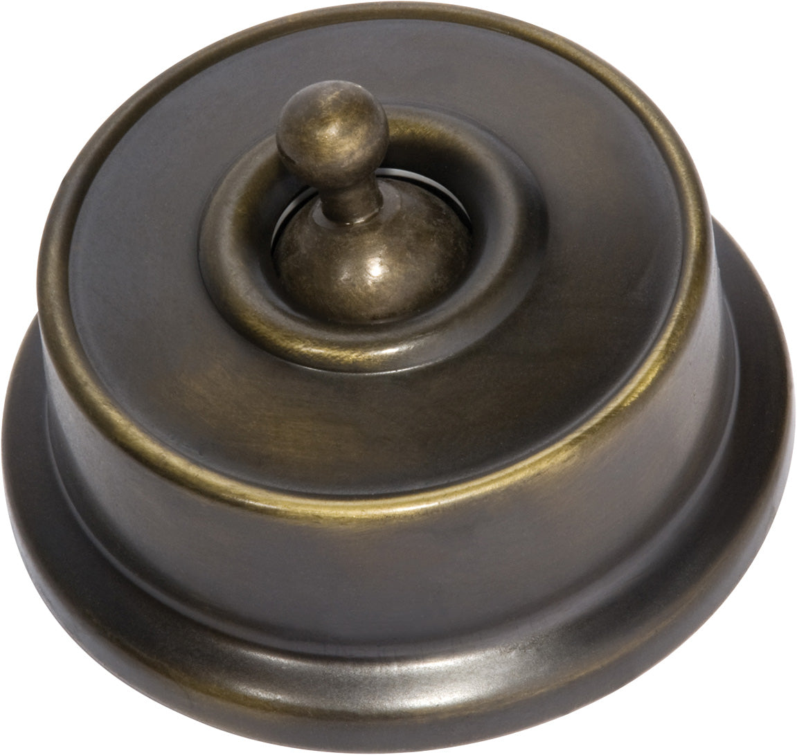 Federation Light Switches Antique Brass