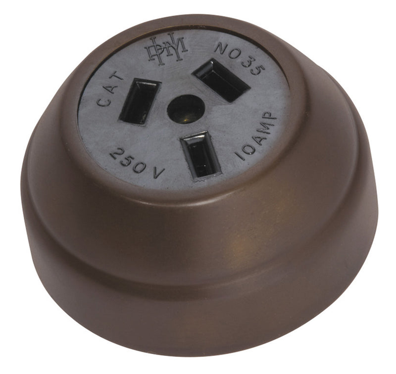 Federation Sockets Antique Brass