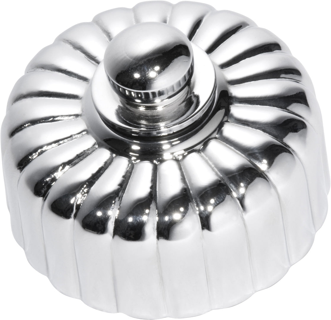 Fluted Fan Controller Chrome Plated