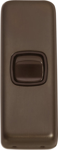 Flat Plate 1 Gang Rocker Switches Antique Brass / W30mm