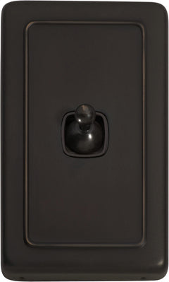 Flat Plate 1 Gang Toggle Switches Antique Copper / W72mm