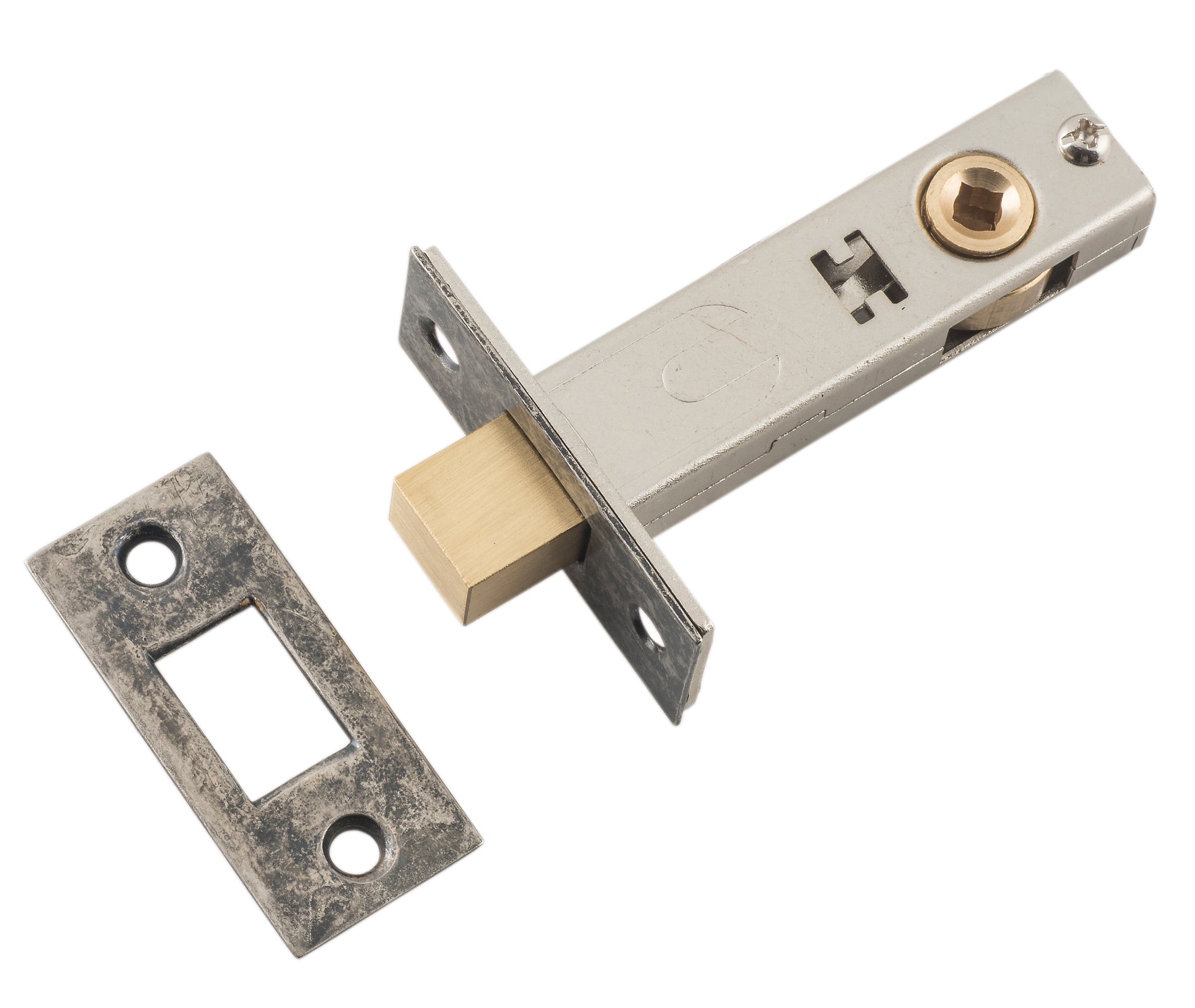 Privacy Bolt Rumbled Nickel / L60mm