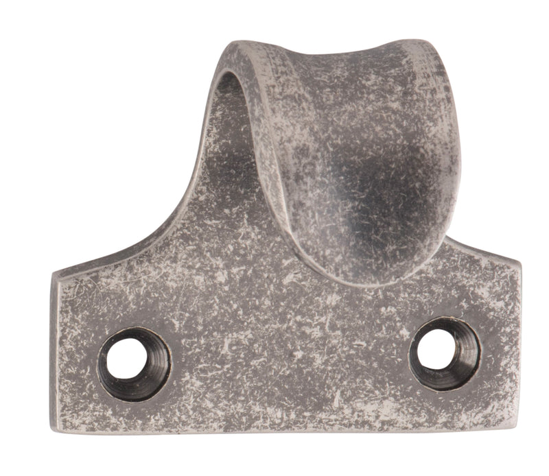 Dished Sash Lift Rumbled Nickel