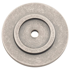 Cupboard Knob Backplate Rumbled Nickel / D38mm