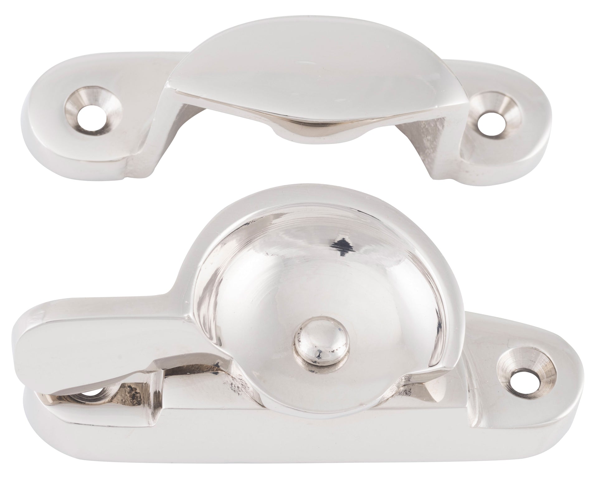 Narrow Sash Fastener Polished Nickel