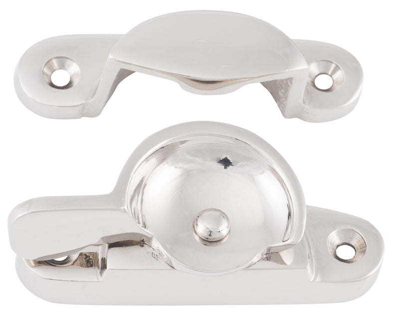 Narrow Sash Fastener Polished Nickel